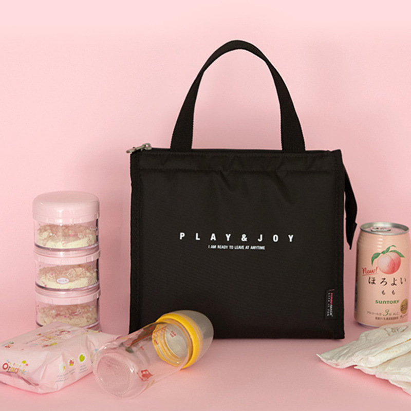 WEEKEIGHT Fashion Mini Daily Lunch Insulation Bag Picnic Bag Portable Lunch Bag Lunch Box Bag