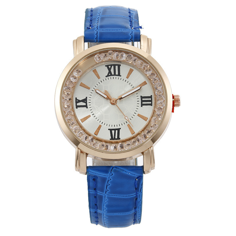 A generation of Korean leisure fashion student watch women's rhinestone gift live women's watch quartz watch belt