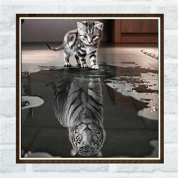 New Diamond Painting Animal Series Xiaohua Mall Sticking Diamond Cross Stitch Decorative Painting Full Diamond AliExpress
