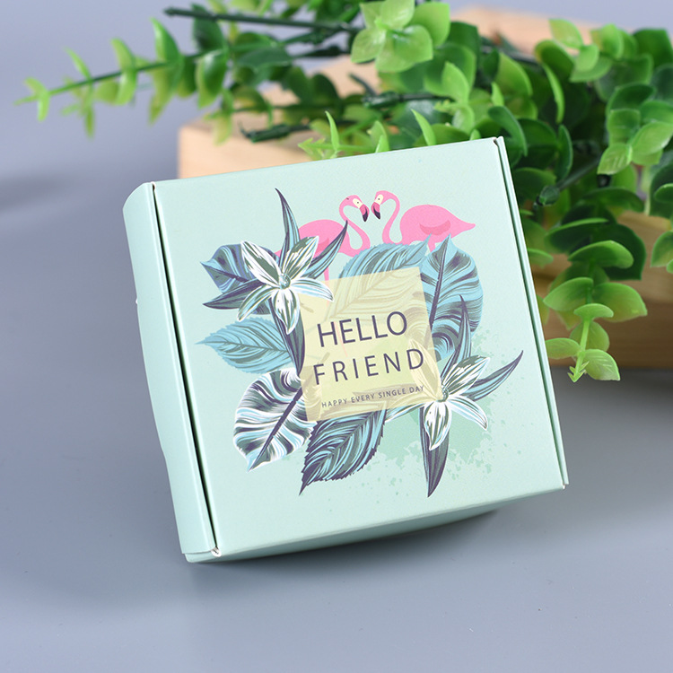 Wedding creative candy box small jewelry gift box handmade soap paper box spot wholesale paper box color Flying Machine box spot