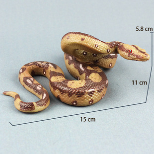 Foreign trade supply simulation boa constrictor solid wildlife biological model snake children children's toys collection ornaments