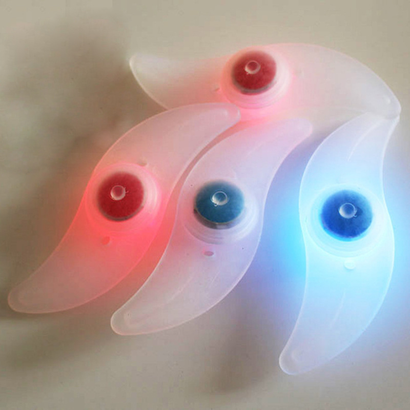 Bicycle S type Hot Wheel frog light mountain bike outdoor LED Willow wire spoke light riding warning car light