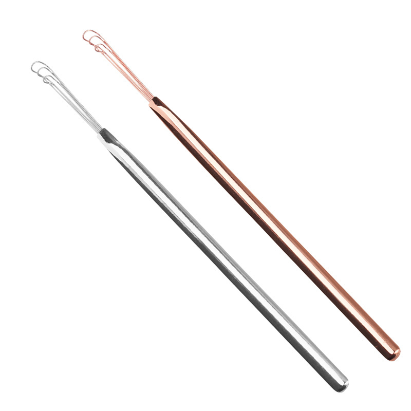 Manufacturer in stock stainless steel three-series ear pick personal cleaning ear pick tool ear pick ear cleaner ear pick
