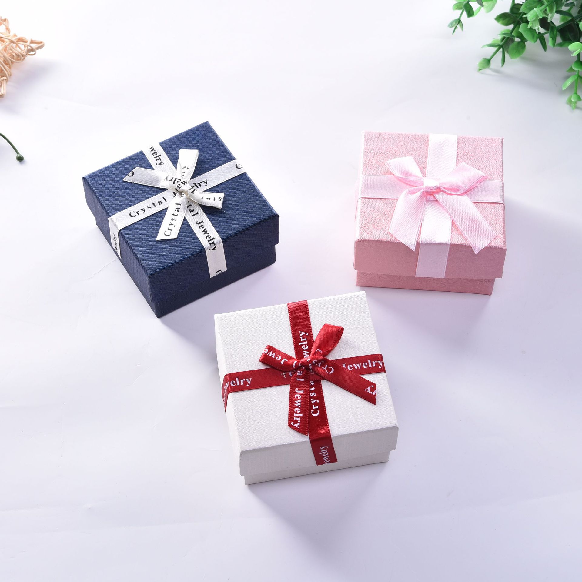 Bow Tiantian Cover Packaging Box Creative Ribbon Jewelry Box Bow Jewelry Box Gift Jewelry Box