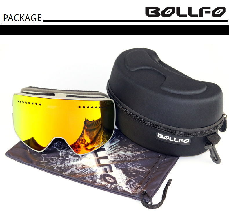 Volwassen magneet skibril dubbele anti-condens grote cilinder ski-uitrusting oogbescherming bril kaart bijziendheid_voghion.com