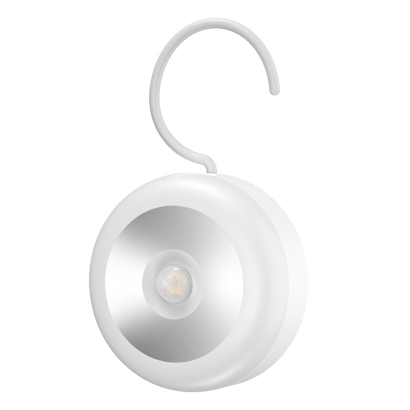 LED wall-mounted human body induction lamp 3m glue magnetic light absorption control USB charging corridor cabinet aisle entrance night light
