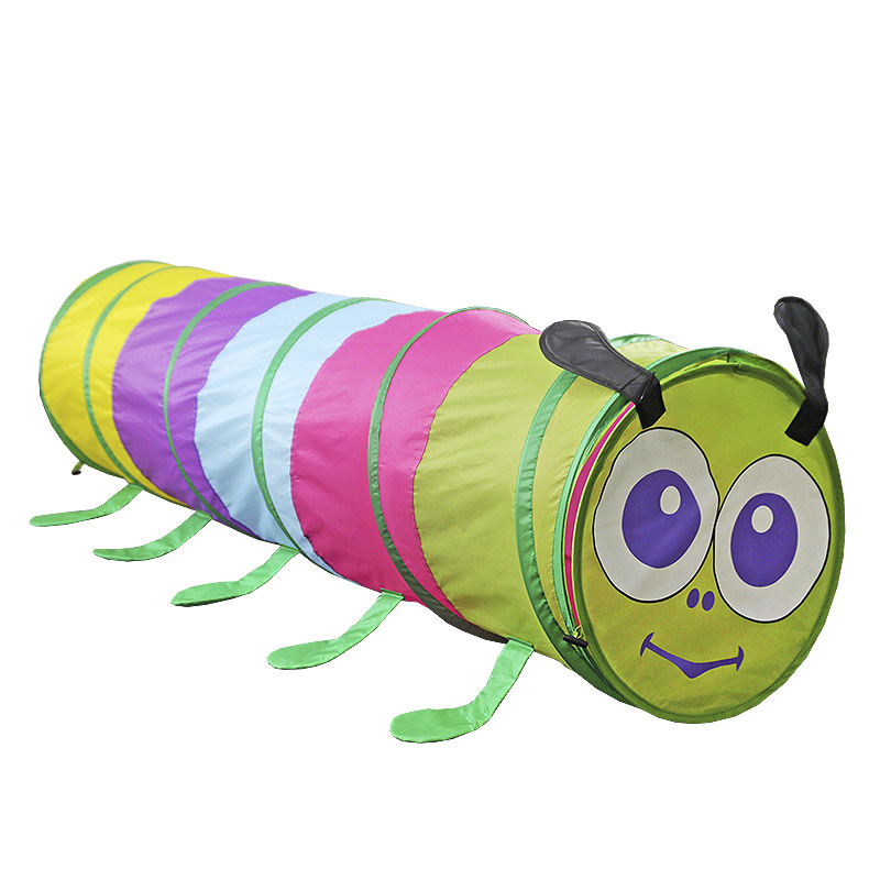 Colorful caterpillar crawling Channel children's toys children's tent tunnel baby puzzle game tunnel