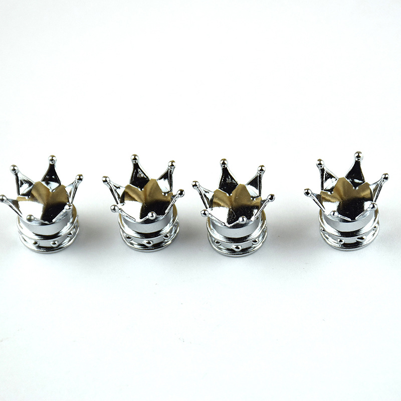 Crown tire modification accessories Crown valve cap seven-color valve cover tire valve cap