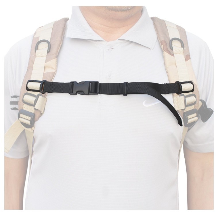 Factory Direct backpack non-slip chest strap shoulder drawstring tightening rope adjustable color optional