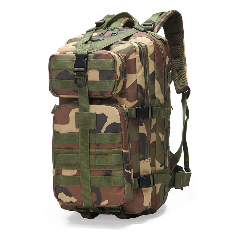 Spot 3p Attack Tactical Backpack Military Fan Outdoor Backpack Waterproof Camouflage Bag 35L Medium 3p Bag