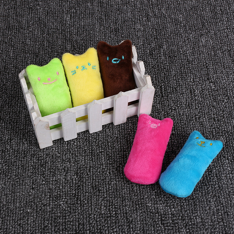 Pet toy cute expression thumb cat toy pet interactive vent plush toy Amazon hot sale