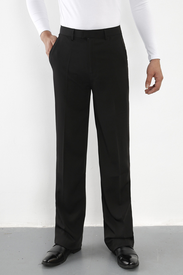 Men's Latin Dance Ballroom Dance GB Cha Cha Dance Pants Adult Square Dance Modern Dance Practice Dance Pants Pocket Pants