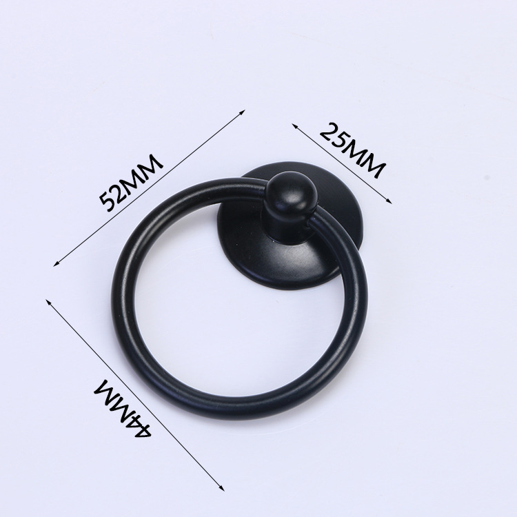 Antique drawer handle single hole handle wardrobe cabinet pull ring wooden box gift box handle factory direct supply