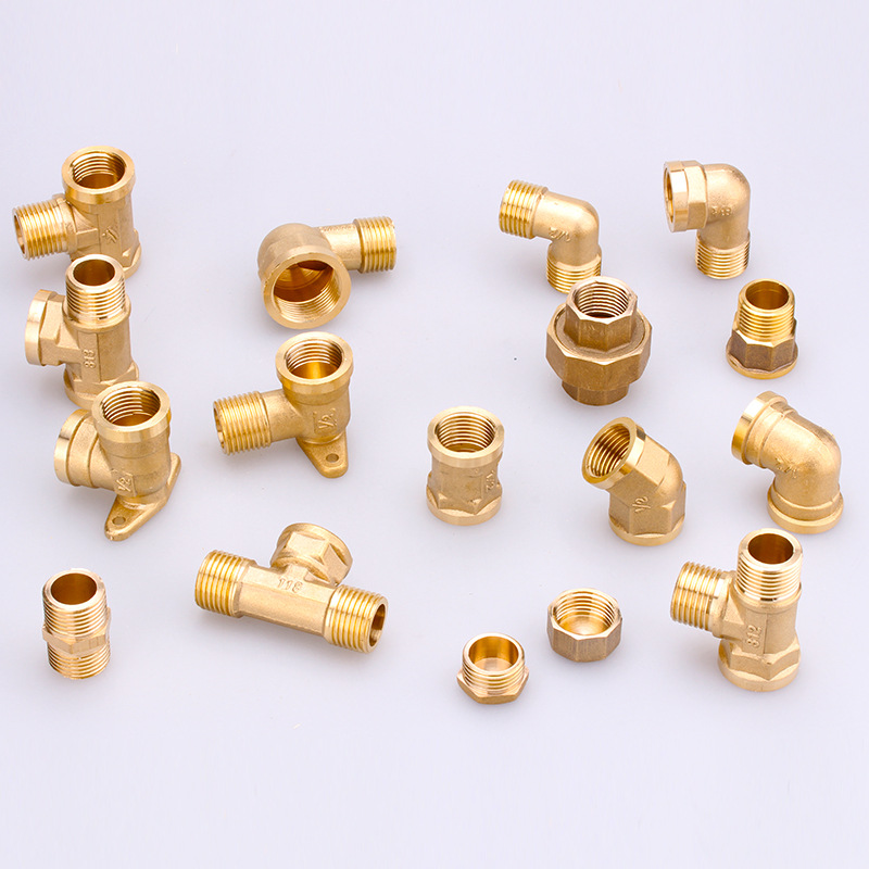 4-TAP joint inner and outer wire joint inner wire direct to wire 6 points to 4 points copper reducing four-point water pipe plumbing fittings