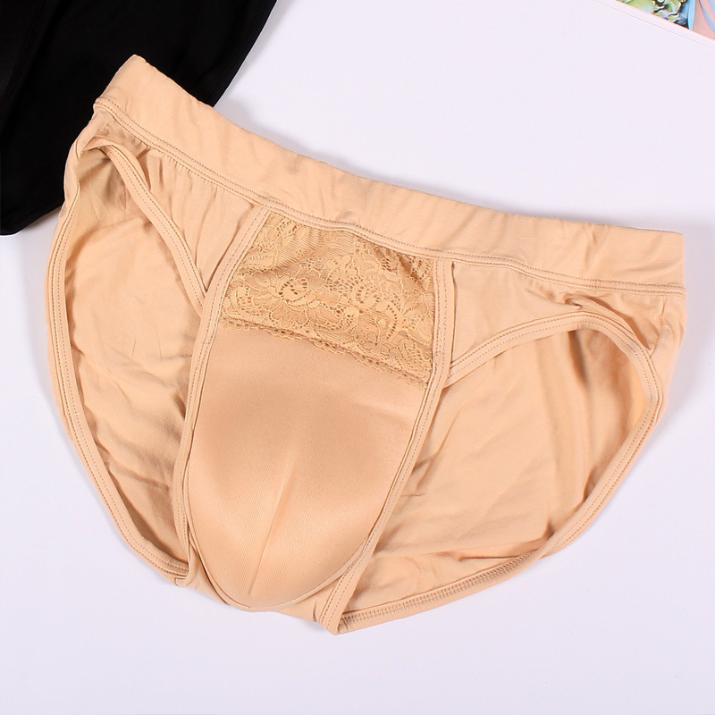 Pseudo-Niang Underwear Hidden jj Men's Underwear Men's Change Women's Cross-dressing Products Fengyin Men's cd Sexy Fake Yin Underwear