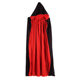 Halloween black red cape children double-sided cosplay black death vampire cape party adult
