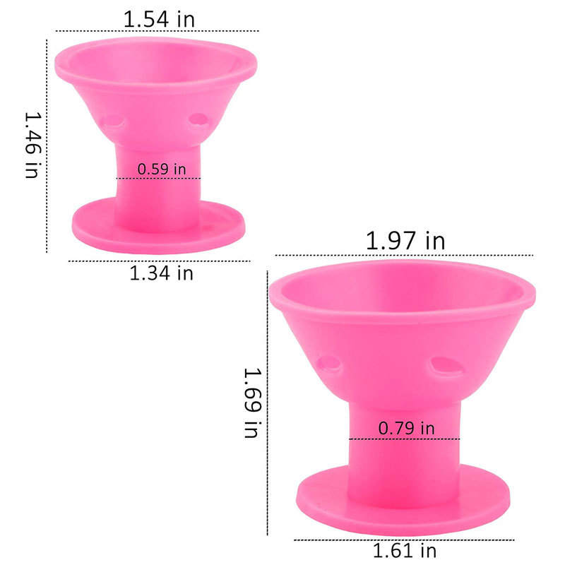 硅胶蘑菇铃铛卷发器 烫发卷 塑料发卷 发卷 魔发卷 发杠麦瑟尔