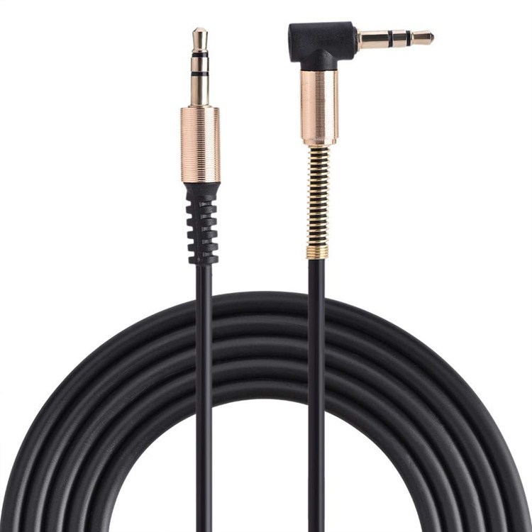 Car aux audio cable 3.5mm male-to-public straight/elbow audio cable mobile phone connection car speaker cable