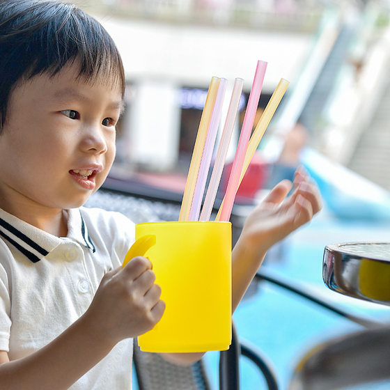 Seamless Portable Flexible Transparent Silicone Straw Reusable Food Grade Beverage Juice Straw
