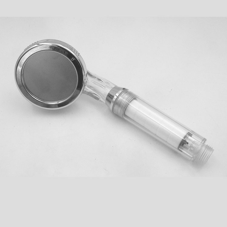 Negative ion booster multifunctional shower nozzle filter core removable and washable hand-held shower head for cross-border e-commerce
