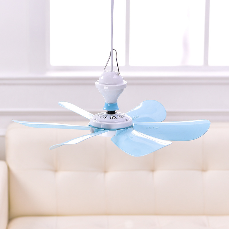 Qifeng six-leaf small ceiling fan 500 small mosquito net fan student dormitory micro fan household electric fan wholesale