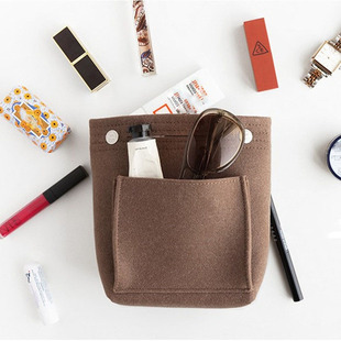 Factory wholesale felt wash bag liner bag non-woven lining felt storage bag finishing bag support