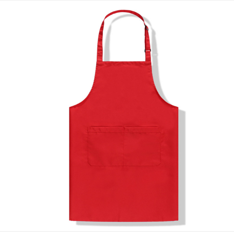 New cotton large pocket adjustable buckle apron household chef waiter work waist