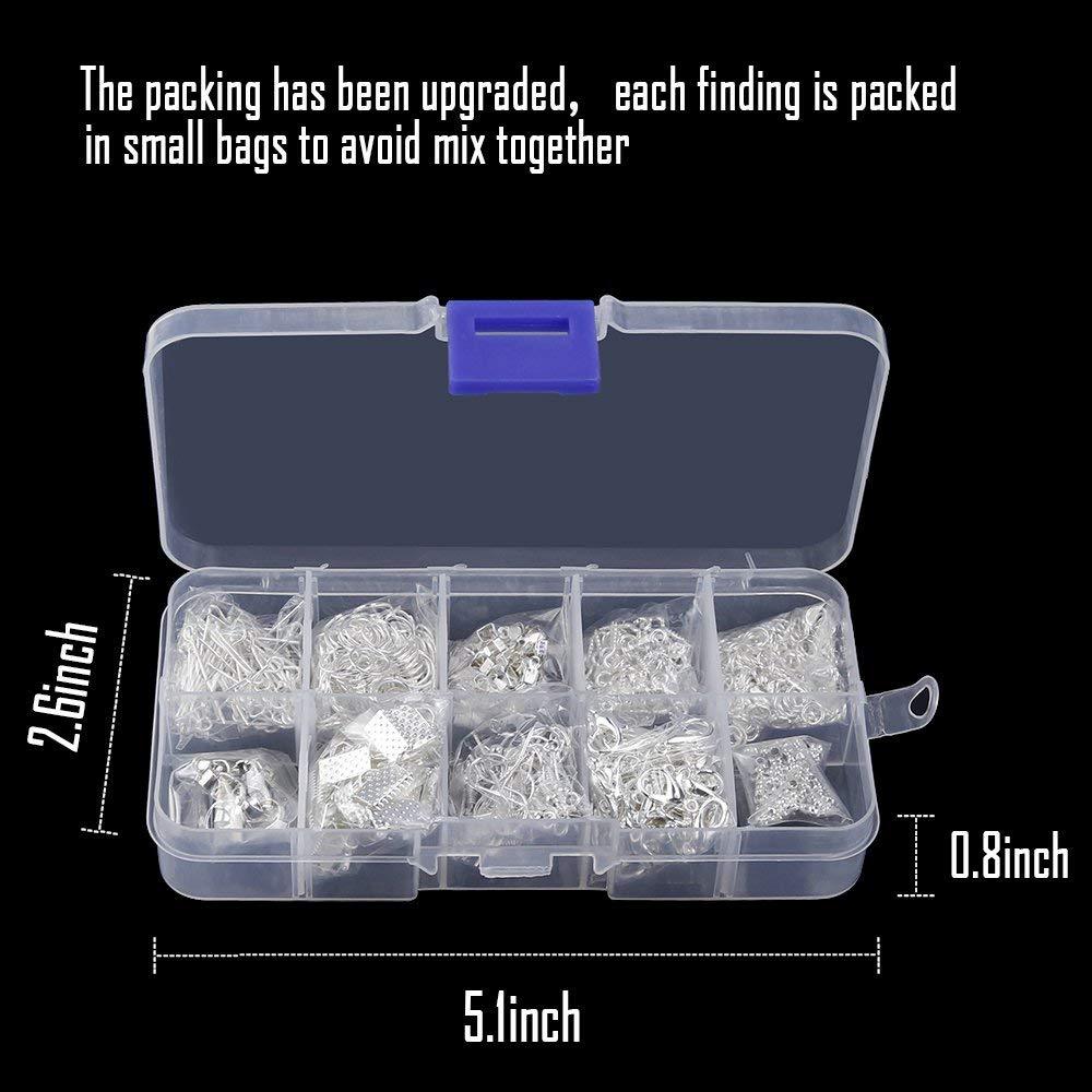 DIY Jewelry Accessories Material Kit Amazon Single Loop Ear Hook Lobster Clasp Bracelet Necklace Making