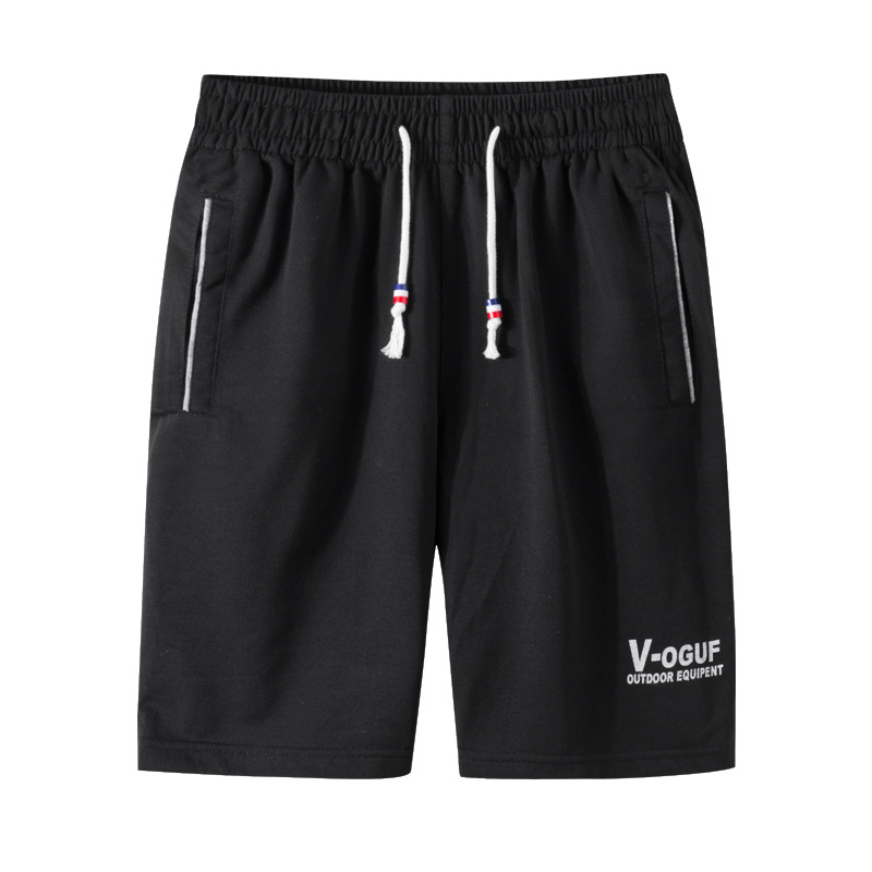 Shorts Men's Summer Five-point Casual Sports Pants Summer Loose Large Size Plus Fat Men's Sports Five-point Beach Pants