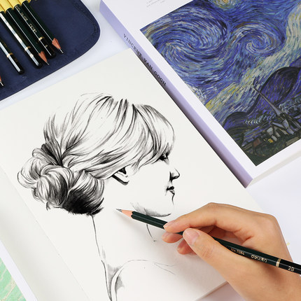 16K Thickened Sketch Book Creative Children's Painting Sketch Book Blank Paper Sketch Book Art Color Lead Watercolor Book