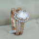 Cross-border e-commerce new ring classic pear-shaped water drop zircon engagement ring fashion ladies trendy hand jewelry