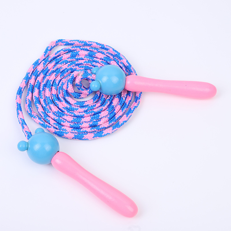 Cartoon Wooden Animal Children Rope Skipping Kindergarten Primary School Students Sports Entertainment Fitness Rope Skipping Sports Activities Prizes