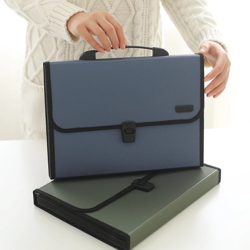 Deli 5556 organ package 13 A4 folder student examination paper business document package conference package