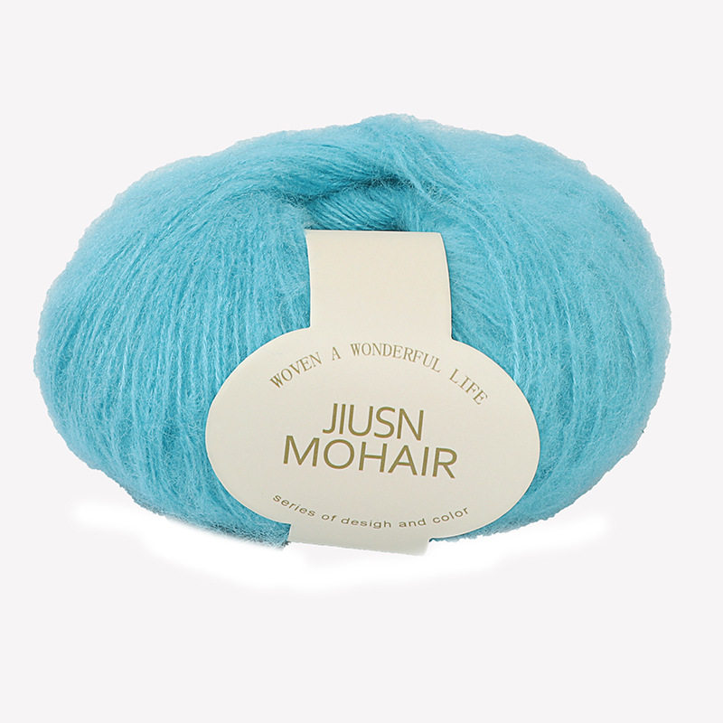 Nine-color bird mohair handmade diy crochet baby wool sweater scarf thread in coarse wool ball factory wholesale