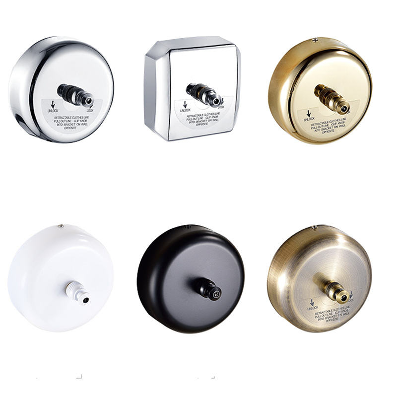 304 stainless steel clothesline wall hanging hotel retractable clothesline indoor invisible nylon rope clothes rack