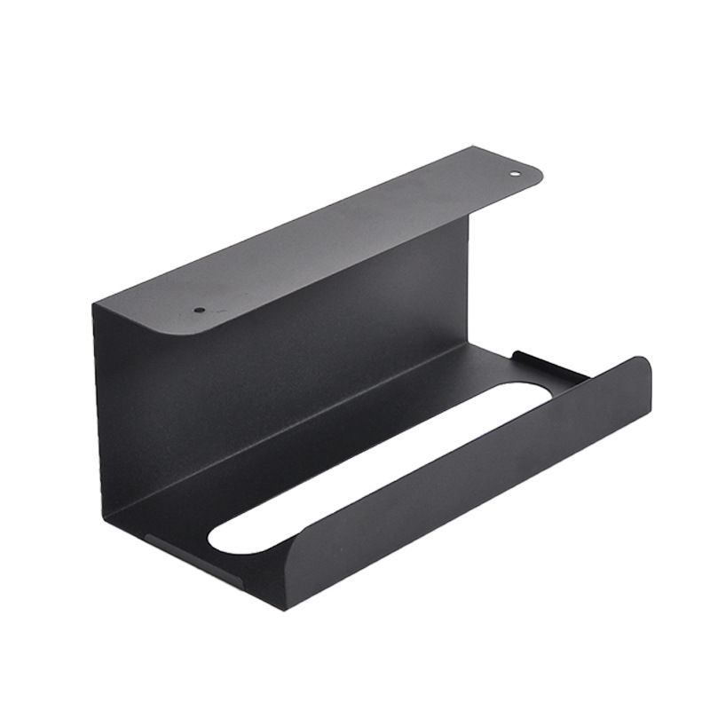 Kitchen Tissue Holder Punch-free Iron Paper Holder Household Napkin Creative Hanger Cabinet Door Paper Box Wall Hanging