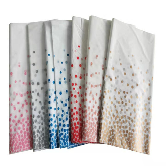 Amazon Dot Disposable Tablecloth Printed party Decorative Tablecloth PEVA Thickened party Tablecloth Waterproof