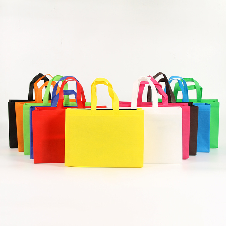 Clothing non-woven bag advertising shopping bag sewing film training class tote bag printable logo customization