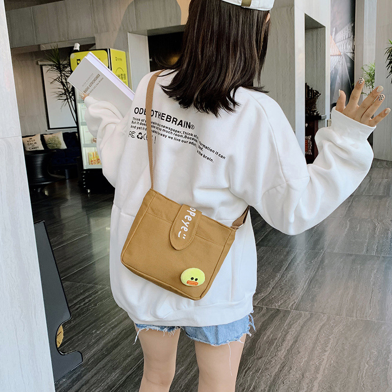 21 Spring New Small Bag Women's Single Shoulder Crossbody Bag Instagram Korean Style Cute Bag Student Casual Fashion Small Bag