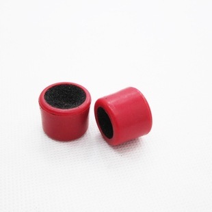 Red round double-sided leather head grinder leather head repair tool billiards supplies