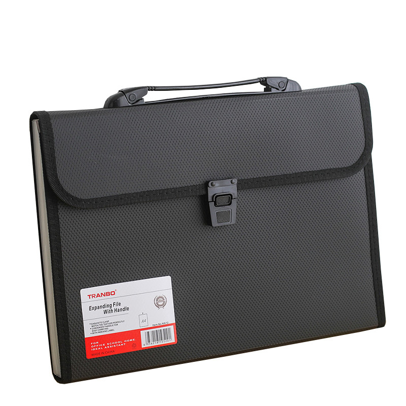 Source factory A4 Portable Organ bag student multi-layer examination paper folder file bag 13 box bill folder briefcase customization