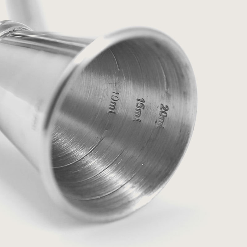 304 stainless steel inside and outside with scale oz cup double-headed curling measuring cup wine measuring device cocktail shaker