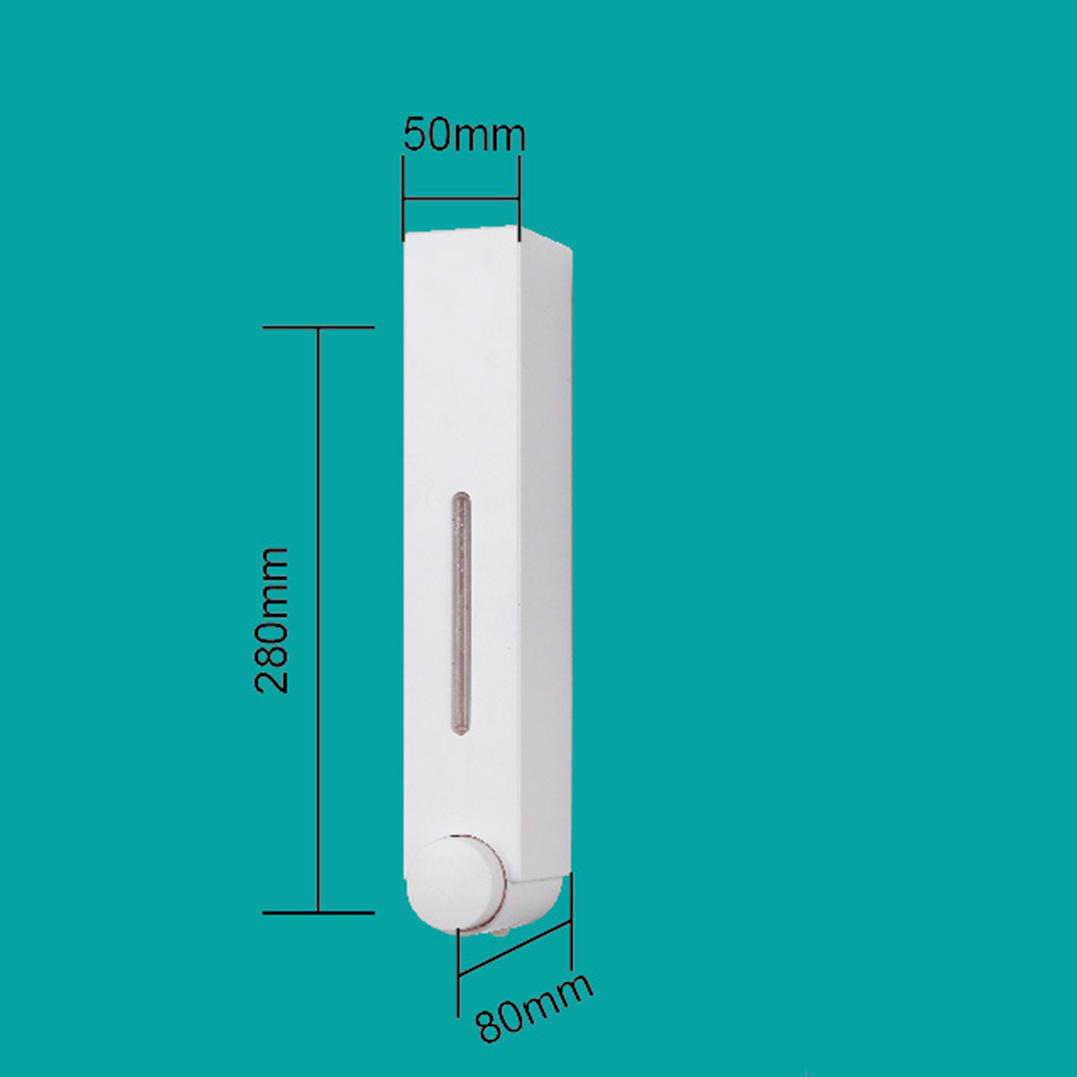 Perforated hotel manual Press soap dispenser single double three-head wall-mounted hand sanitizer bottle shampoo shower