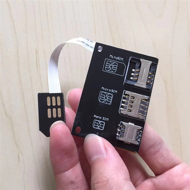 2730 external four-in-one hot plug card slot fast card changing test card nano card large, medium and small card mobile phone card inserting device