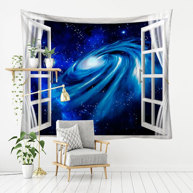 Cross-border direct supply outside the window Starry Sky series home bedroom decoration tapestry room background wall decoration cloth wall tapestry