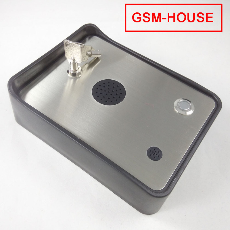 Gsm-house Gsm 通話音声インターコム アクセス コントロール システム - ブラック シェル|undefined