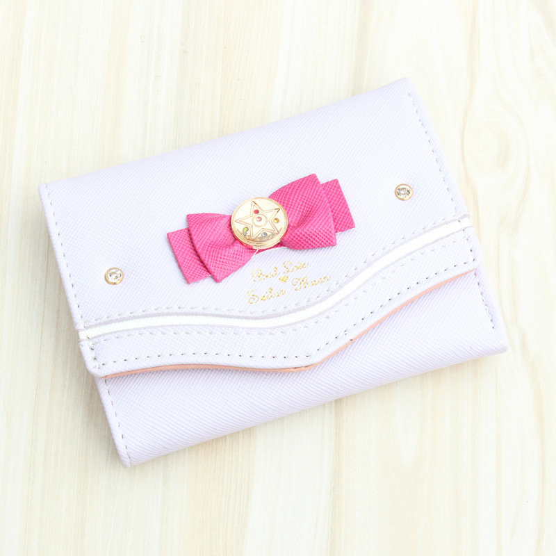 2023 Cross-border Short Women's Wallet Contrast Color Bow Cute Beautiful Girl's Wallet Wallet European and American All-match Women's Bag