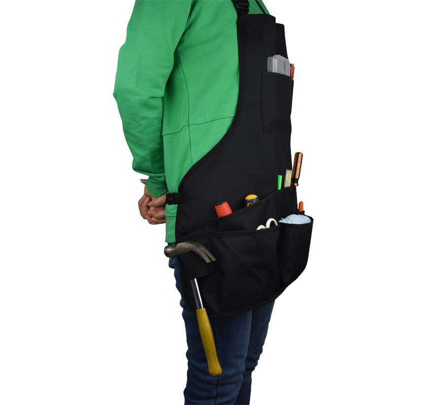 Tool apron multi-pocket cleaning waist bag KTV bar hotel waiter garden housekeeping repairman bib