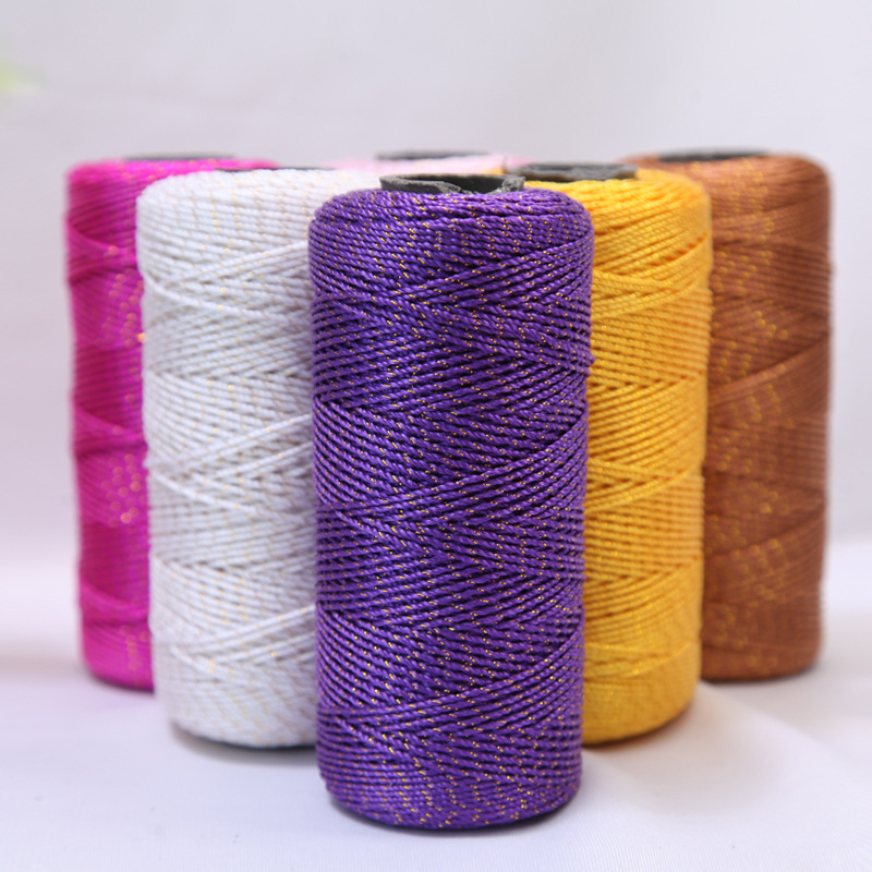 Braided summer hat line hook-wrapped line hook cushion doll line manufacturers wholesale stranded line polypropylene wholesale
