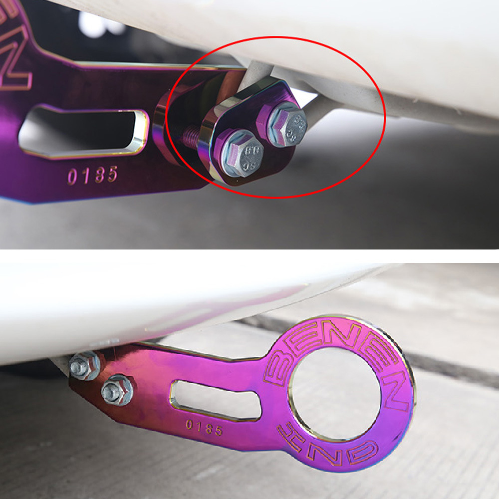 Applicable to BENEN Zhiyan Suzuki Honda Fit GK5 car modified rear bumper trailer rear traction hook